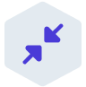 Two arrows pointing together